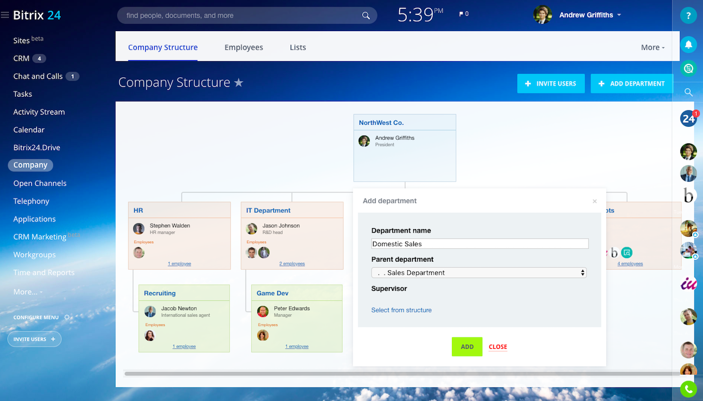 Free Organizational Chart Creator