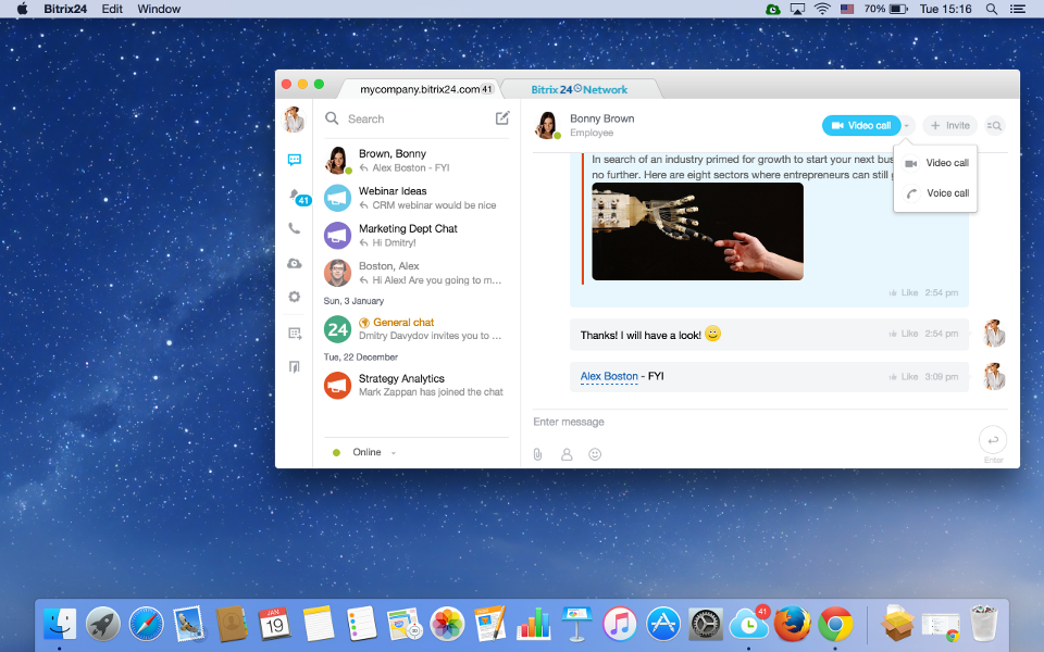 Instant messenger for mac 2018