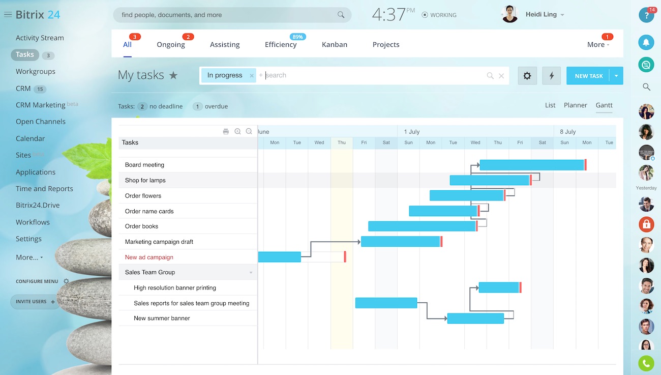 Google Drive Gantt Chart