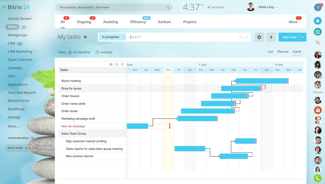 Excel Gantt Chart With Dependencies Template