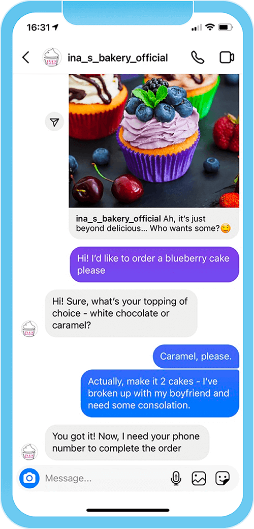 Facebook, Instagram, WhatsApp integration