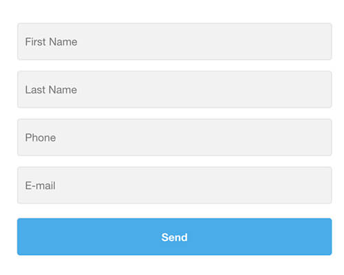 Forms and landing pages