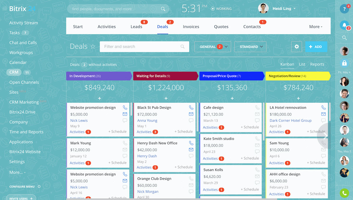 Bitrix24 1 Free Collaboration Platform With CRM, Tasks, Projects