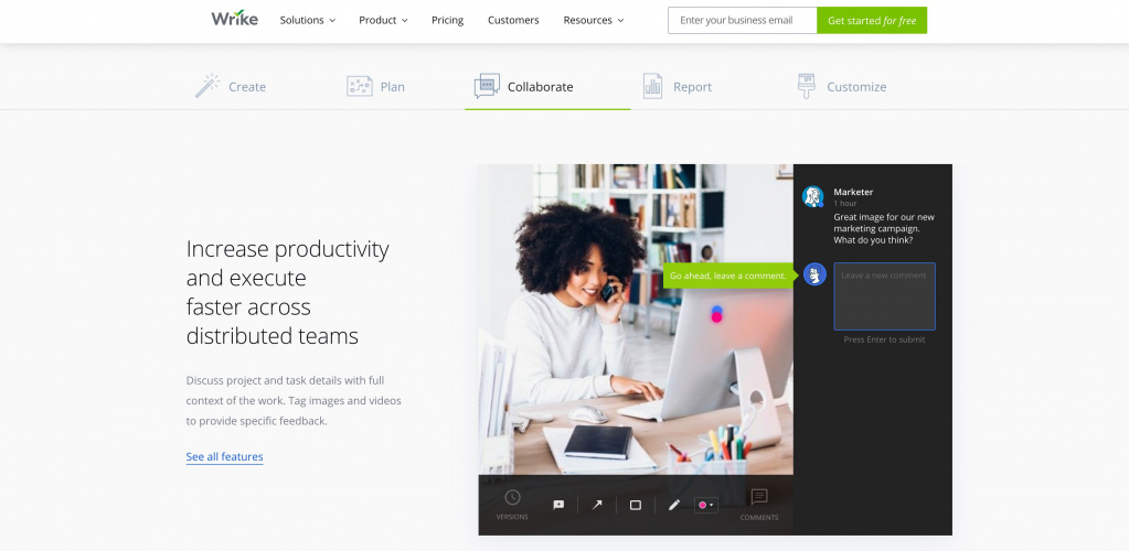 collaboration software Wrike
