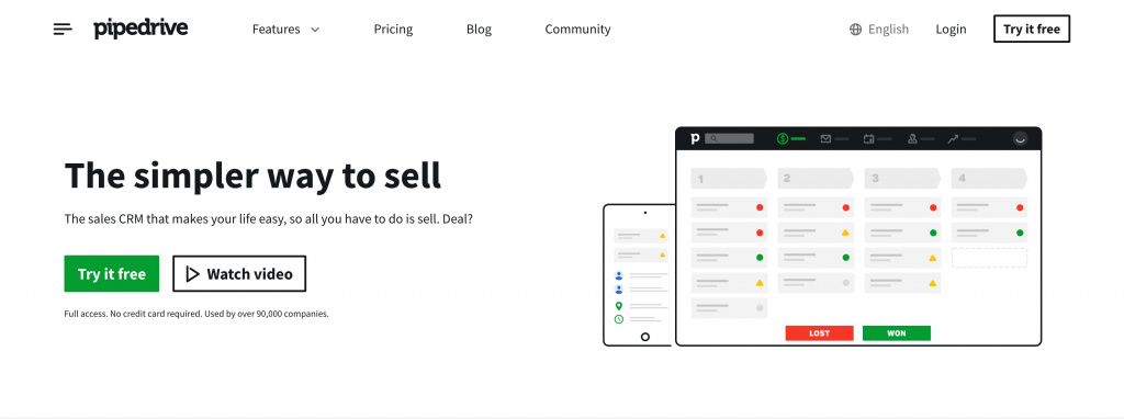 Pipedrive CRM for personal