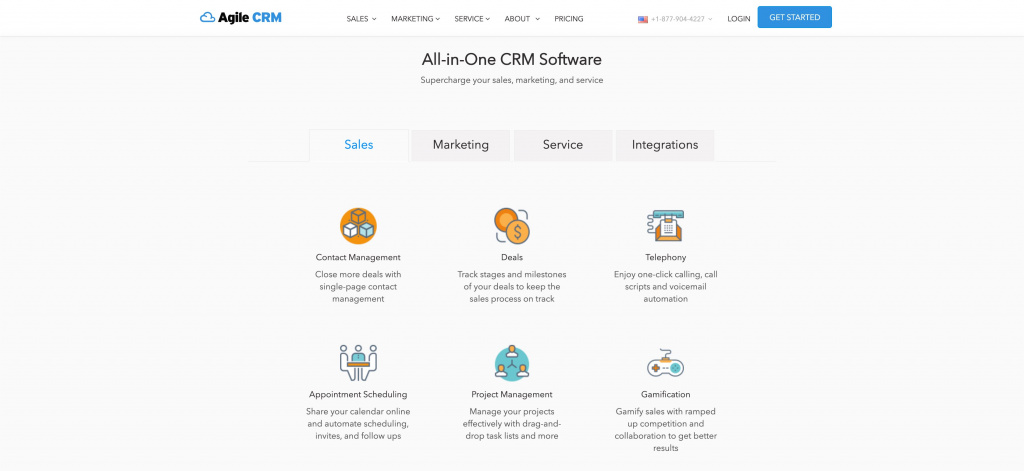 Agile CRM cloud based