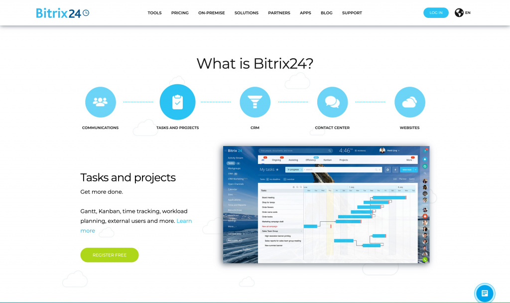 Bitrix24 as Microsoft project alternative