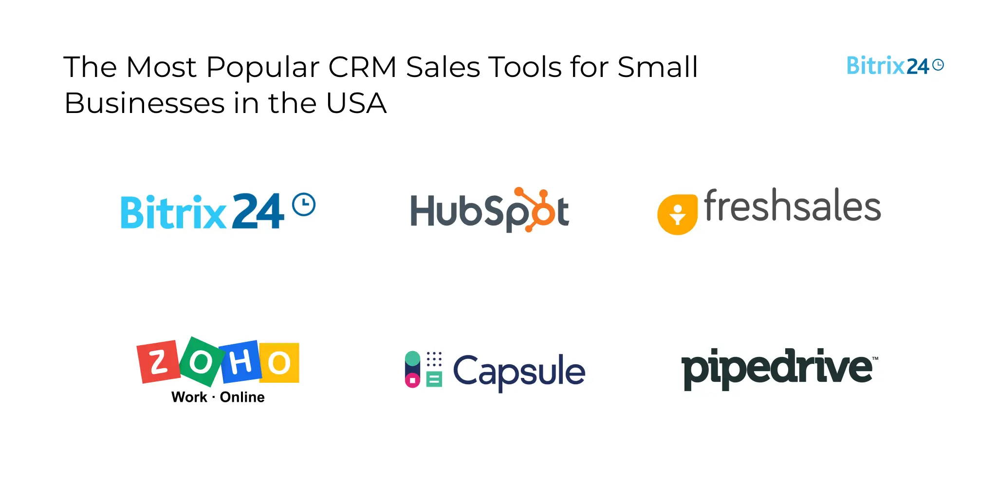 The most popular CRM sales tools for small businesses in the USA