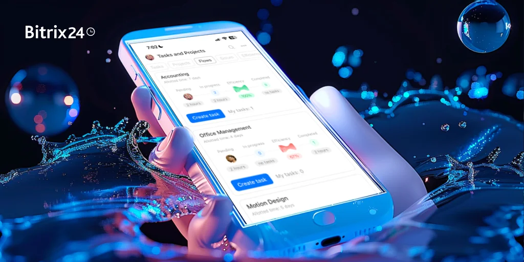 Bitrix24 Baharu: Aliran