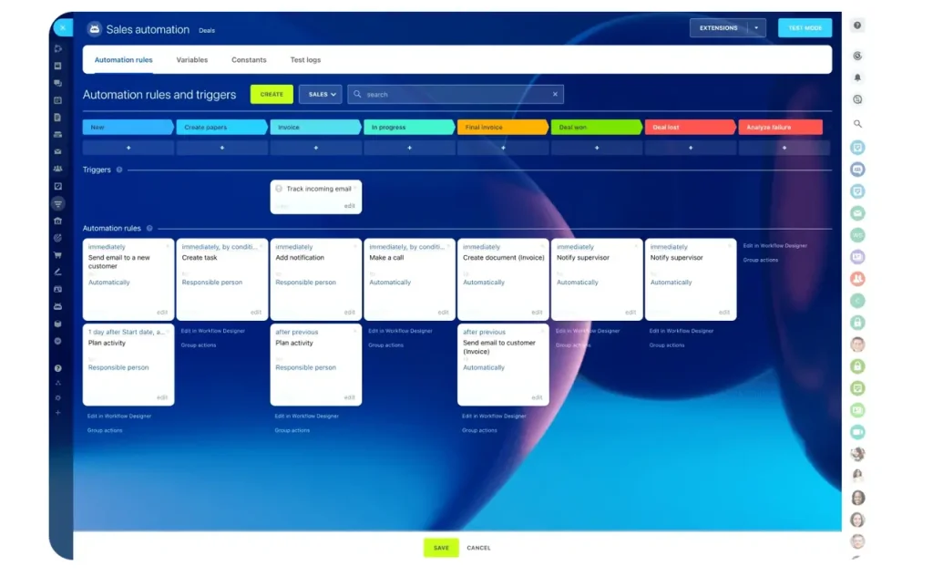 HR and internal operations: Drag-and-drop logic