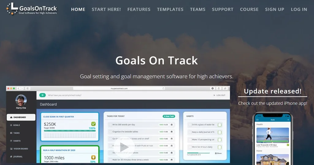 GoalsOnTrack
